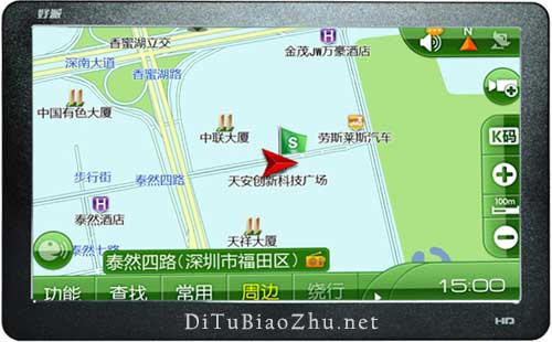 车载导航地图标注商户